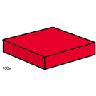 LEGO 2x2 rouge Smooth Tiles 3494