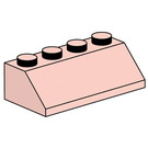 LEGO 2x4 Sand Rood Roof Bricks 10008