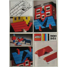 LEGO 34 sloping profile bricks, including profile peak bricks rouge 981-1 Instructions