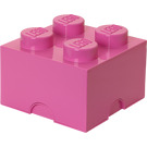 LEGO 4 stud Pink Storage Backstein (5004277)