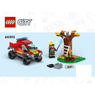 LEGO 4x4 Feu Truck Rescue 60393 Instructions
