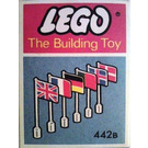 LEGO 6 International Flags (The Building Toy) Set 442B