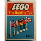 LEGO 6 International Flags (The Building Toy) 442B Emballage