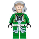 LEGO A-Vinge Pilot med Grön Jumpsuit  Minifigur