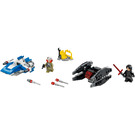 LEGO A-Aile vs. TIE Silencer Microfighters 75196
