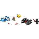 LEGO A-Wing vs. TIE Silencer Microfighters 75196