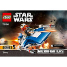 LEGO A-Wing vs. TIE Silencer Microfighters Set 75196 Instructions