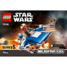 LEGO A-Wing vs. TIE Silencer Microfighters 75196 Byggeinstruksjoner