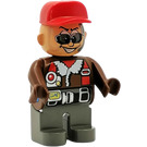 LEGO Action Wheeler with Sunglasses Duplo Figure