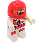 LEGO Action Wheelers, Male, Racing Suit mit rot Lightning Duplo Abbildung