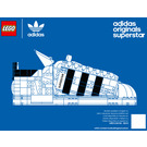 LEGO Adidas Originals Superstar 10282-1 Инструкции