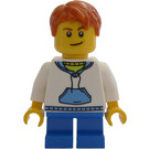 LEGO Advent Calendar Boy with White Hoodie Minifigure