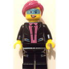 LEGO Agent Caila Phoenix met Magenta Haar met Paardenstaart Minifiguur