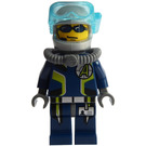LEGO Agent Chase with Diving Gear Minifigure with Dual Sided Head