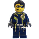 LEGO Agent Chase met Microphone Minifiguur