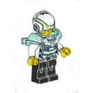 LEGO Agent Jack Fury avec Casque et Épaule Armor Figurine