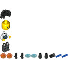 LEGO Agent Jack Fury with Parachute Backpack and Attachments Minifigure