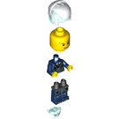 LEGO Agent Max Burns avec Casque et Armure Minifigurine