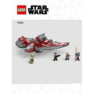 LEGO Ahsoka Tano's T-6 Jedi Shuttle 75362 Instrucciones