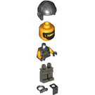 LEGO AIM Agent with Front Neck Bracket Minifigure