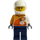 LEGO Luft Race Pilot mit Dark Blau Beine  Minifigur