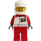 LEGO Vzduch Race Pilot s Červená Nohy  Minifigurka