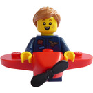 LEGO Flugzeug Mädchen Minifigur