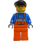 LEGO Flygplan Mechanic med Overall Minifigur