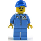 LEGO Airport worker met Octan Jacket minifiguur