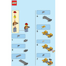LEGO Airport Worker with Service Car Set 952306 Instructions