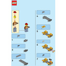 LEGO Airport Worker with Service Car 952306 Instruktioner