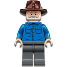 LEGO Alan Grant з Dark Коричневий Fedora Капелюх Мініфігурка