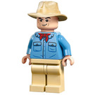 LEGO Alan Grant with Tan Fedora and Smirk Minifigure