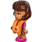 LEGO Alba with Magenta Dress and Life Jacket Minifigure