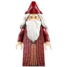 LEGO Albus Dumbledore with Dark Red Robe with Skirt and Hat Minifigure