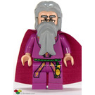 LEGO Albus Dumbledore jossa Kevyt Purppura Robe ja Viitta Minihahmo