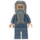 LEGO Albus Dumbledore jossa Sand Sininen Asu jossa Hopea Embroidery Minihahmo