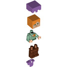 LEGO Alex avec Enchanted Iron Casque et Chestplate Figurine