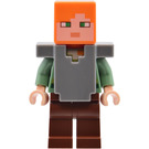 LEGO Alex with Reddish Brown Legs and Flat Silver Armor Minifigure