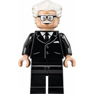 LEGO Alfred Pennyworth med Hvit Hår Minifigur