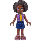 LEGO Aliya (Medium Lavendel Jacke mit Weiß Trim) Minifigur