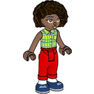 LEGO Aliya con Checked Camisa y Rojo Pantalones Minifigura