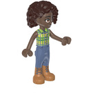 LEGO Aliya with Checked Shirt and Sand Blue Trousers Minifigure
