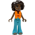 LEGO Aliya with Coral Halter Top and Life Jacket Minifigure