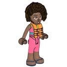 LEGO Aliya with Coral Wetsuit and Life Jacket Minifigure