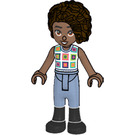 LEGO Aliya with Crochet Top and Sand Blue Trousers Minifigure