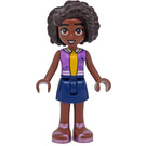 LEGO Aliya with Lavender Vest and Dark Blue Skirt Minifigure