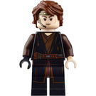 LEGO Anakin Skywalker jossa Musta Jalat ja Dirt Stains jossa Kuulokkeet Minihahmo