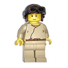 LEGO Anakin Skywalker med Brun Flygare Hatt Minifigur