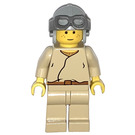 LEGO Anakin Skywalker med Lys Grå Aviator Hatt Minifigur